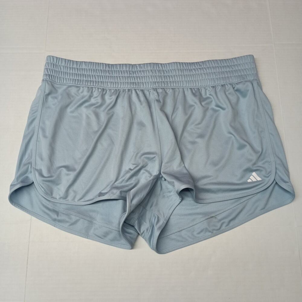 adidas‎ Women's Pacer High-Rise 3" Shorts Size 3X Blue